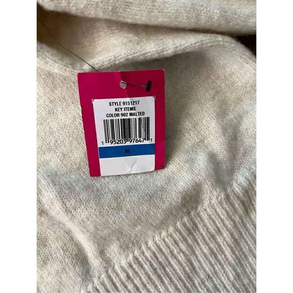 ✨ Vince Camuto Balloon Sleeve Sweater – Malted Cream, Size XL – NWT! ✨